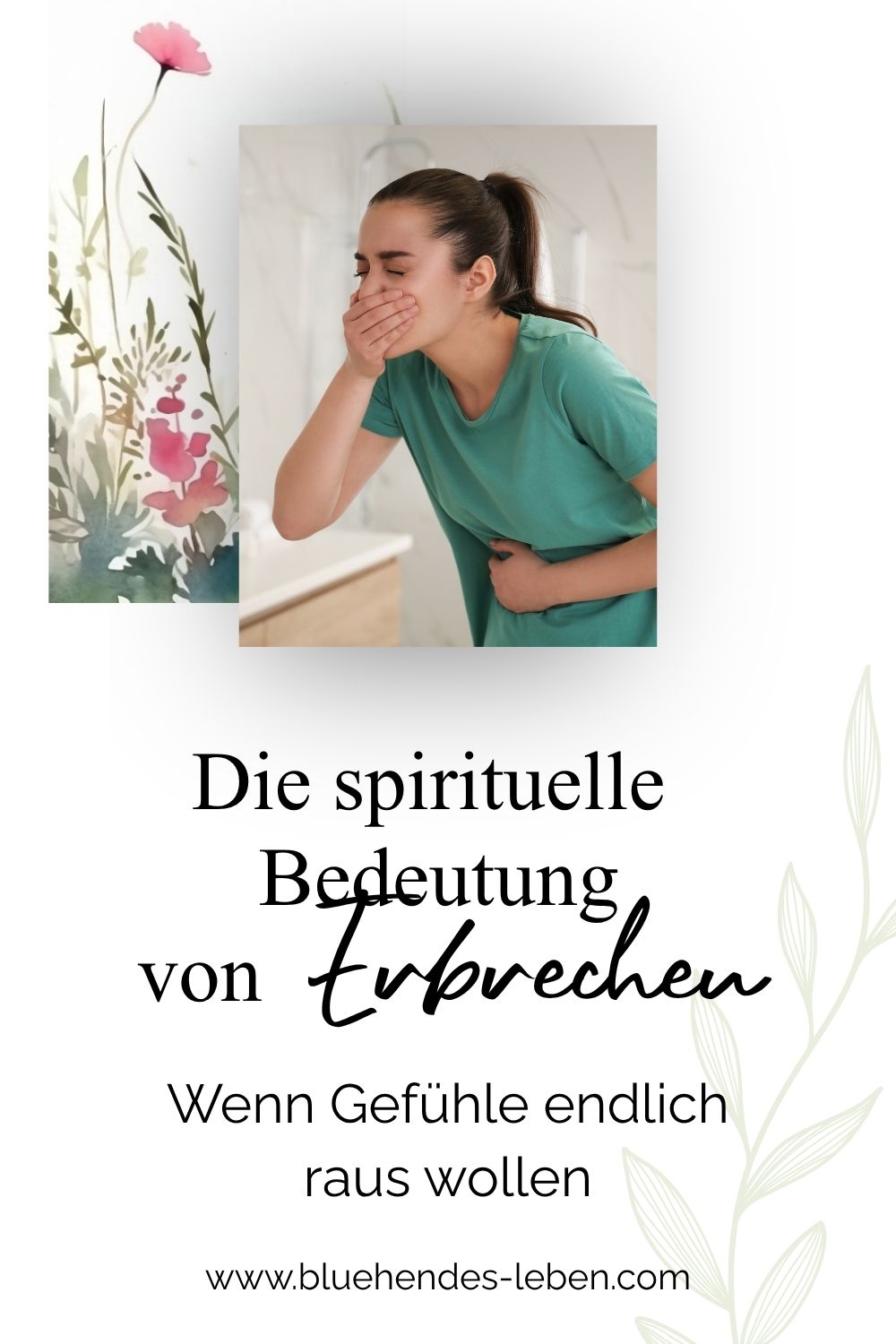 Pinterest-Pin: Erbrechen spirituelle Bedeutung