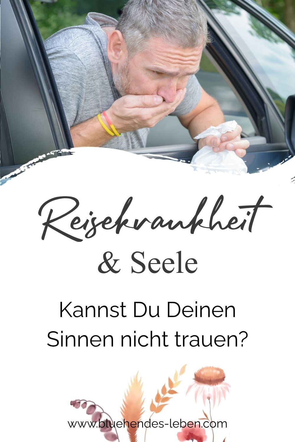 Pinterest-Pin: Reisekrankheit spirituelle Bedeutung