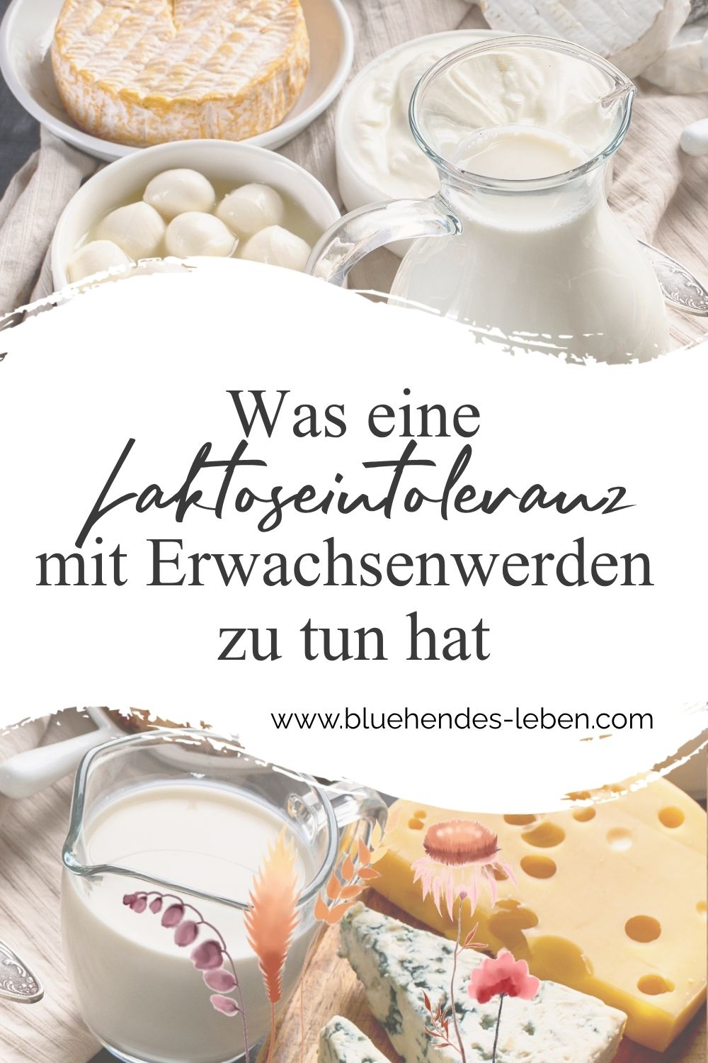 Pinterest Pin-Grafik zur spirituellen Bedeutung der Laktoseintoleranz